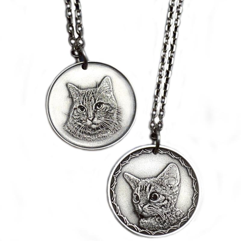 Luxury Custom Silver Coin – Turn a photo into a memorial keepsake. - Normir